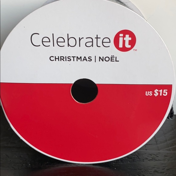 Celebrate it Christmas Wired Ribbon Buffalo Check - Picture 4 of 5